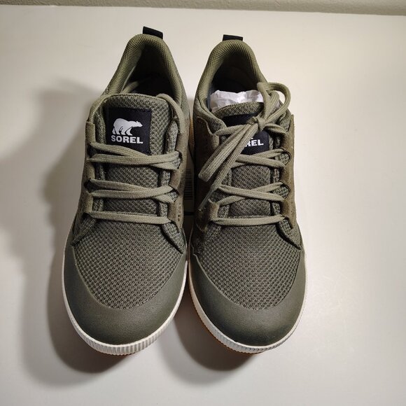 Sorel Shoes - Sorel Out and About III Low Sneaker Stone Green Sea Salt Women's Size 8